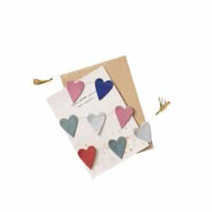Garland Card Hearts
