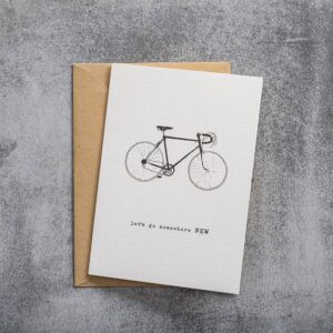 Greeting Card Bicycle