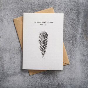 Greeting Card Feather