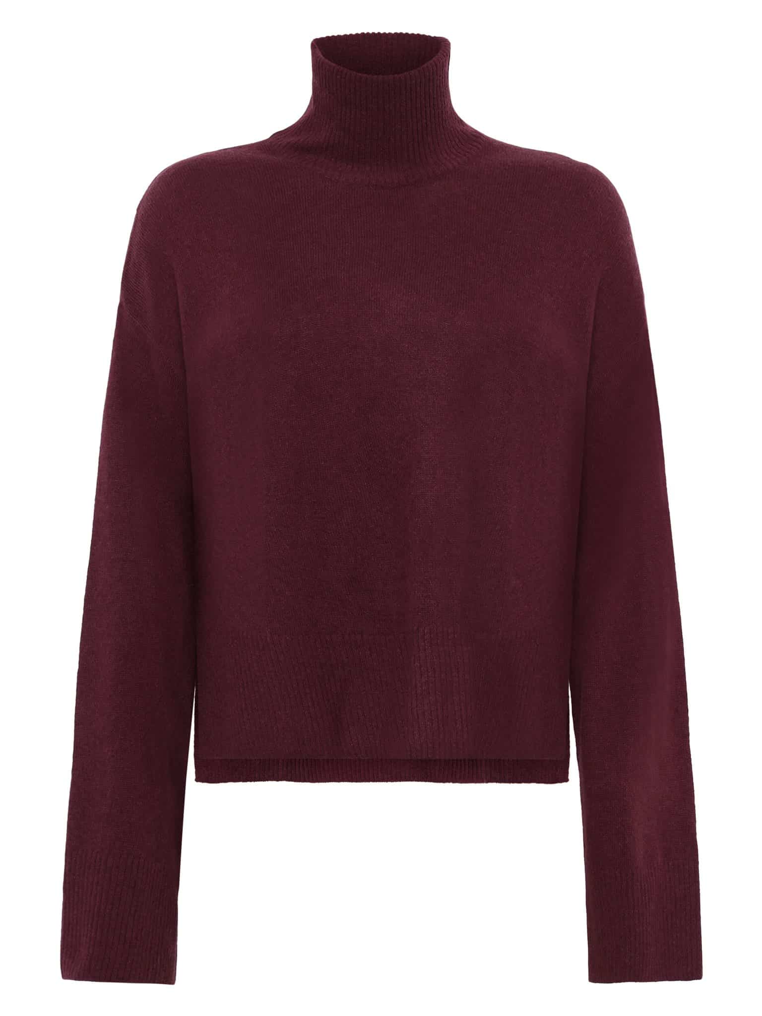 Lambswool high neck sweater